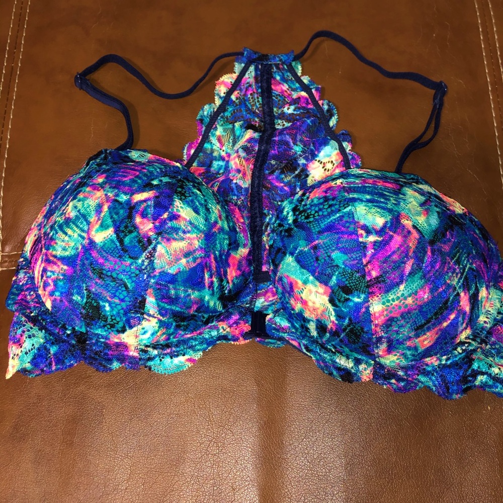 PINK Push-up Lace Back Bra size 32D